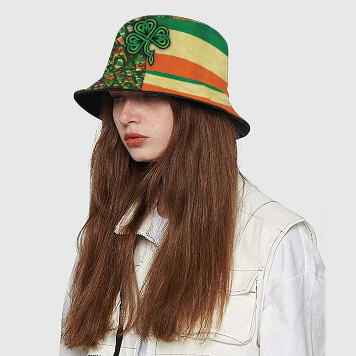 Irish Shamrock Bucket Hat