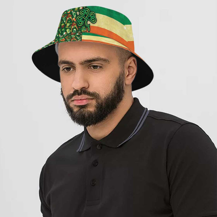 Irish Shamrock Bucket Hat