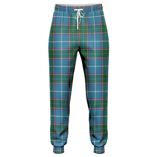 Isle of Man Manx Laxey Blue Ancient Tartan Jogger Pants