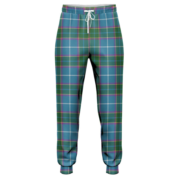 Isle of Man Manx Laxey Blue Ancient Tartan Jogger Pants