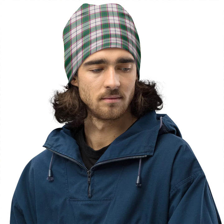 Isle of Man Manx Laxey Dress Green Modern Tartan Beanie