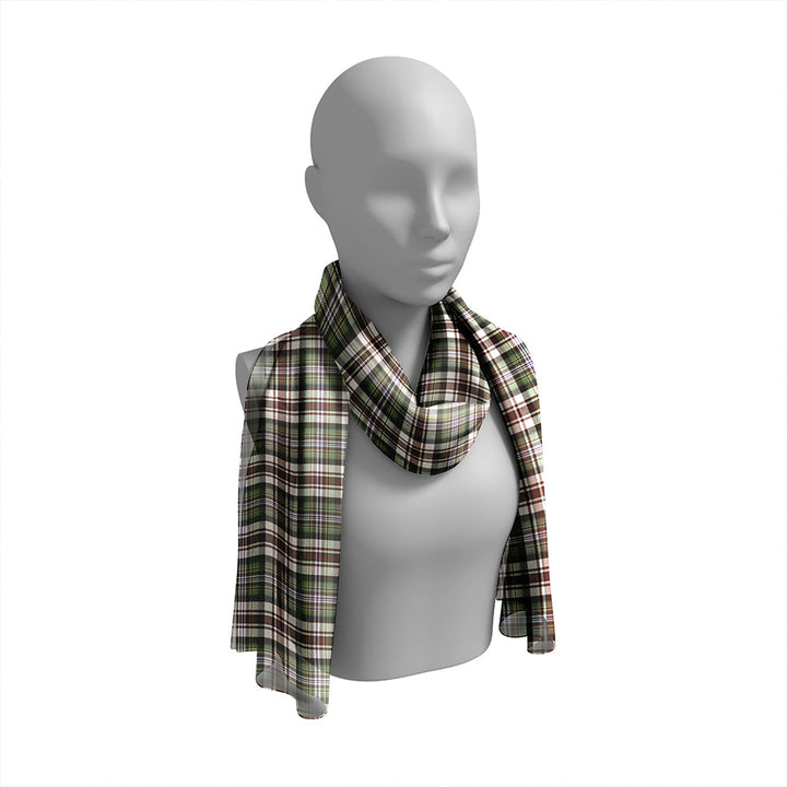 Jacobite Dress Weathered Tartan Classic Silk Habotai Long Scarf
