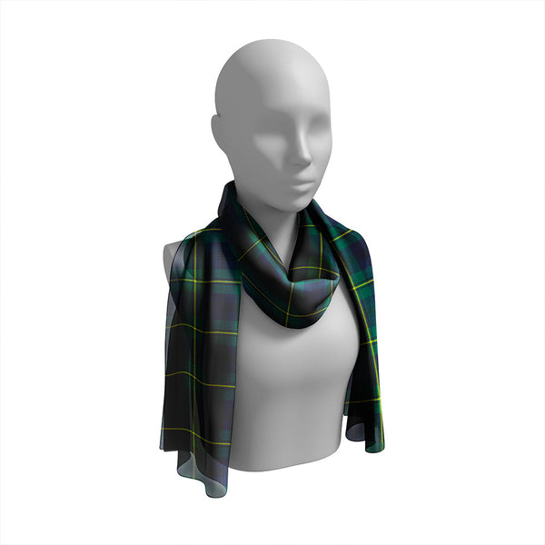 Johnstone Clans Originaux (Johnson Clans Originaux) Modern Tartan Classic Silk Habotai Long Scarf