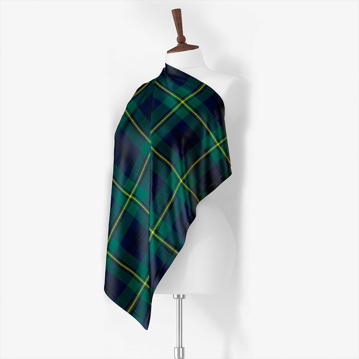 Johnstone Clans Originaux (Johnson Clans Originaux) Modern Tartan Classic Silk Habotai Square Scarf