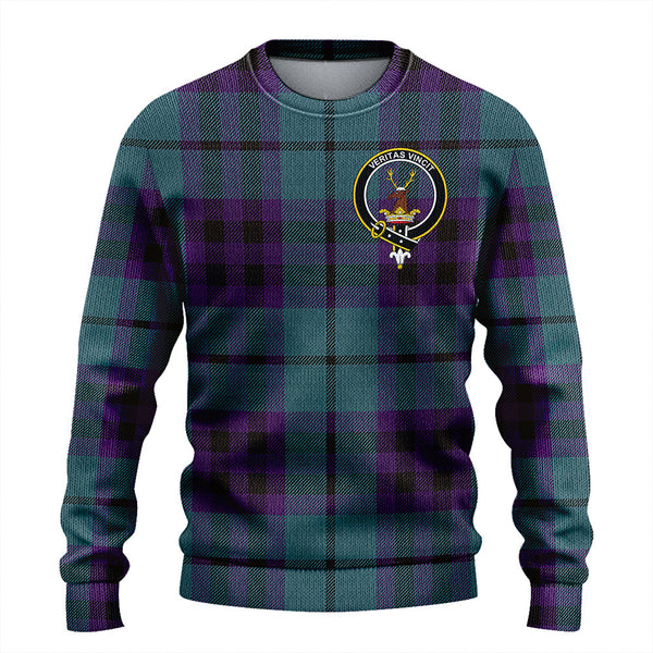 Keith (Marshall) Weathered Clan Badge Tartan Knitted Sweater