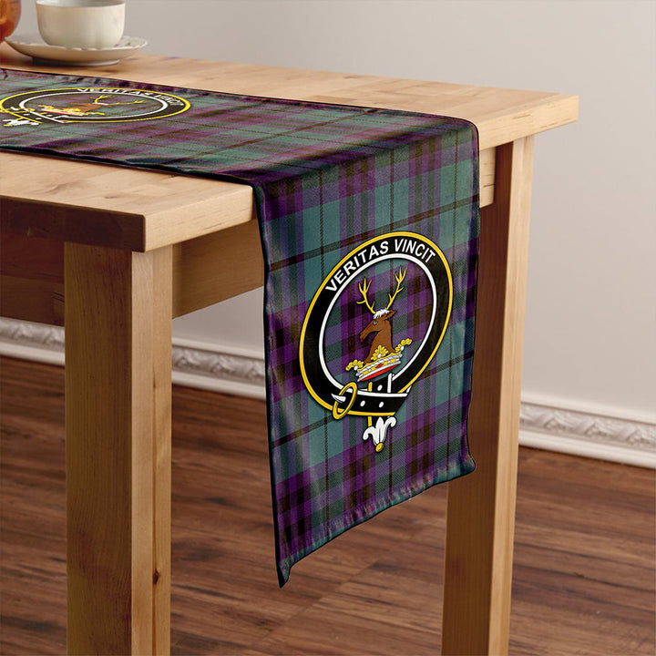 Keith (Marshall) Weathered Clan Badge Tartan Table Runner