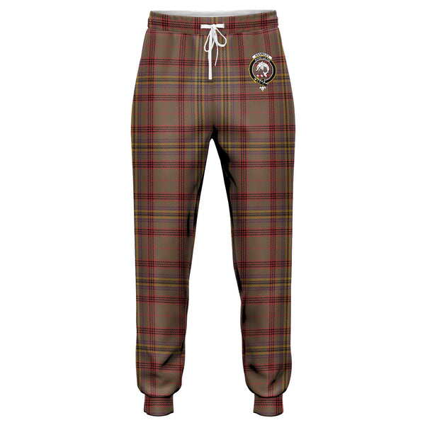 Kennedy Weathered Clan Badge Tartan Jogger Pants