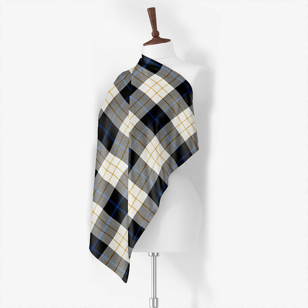 Kennison Modern Tartan Classic Silk Habotai Square Scarf