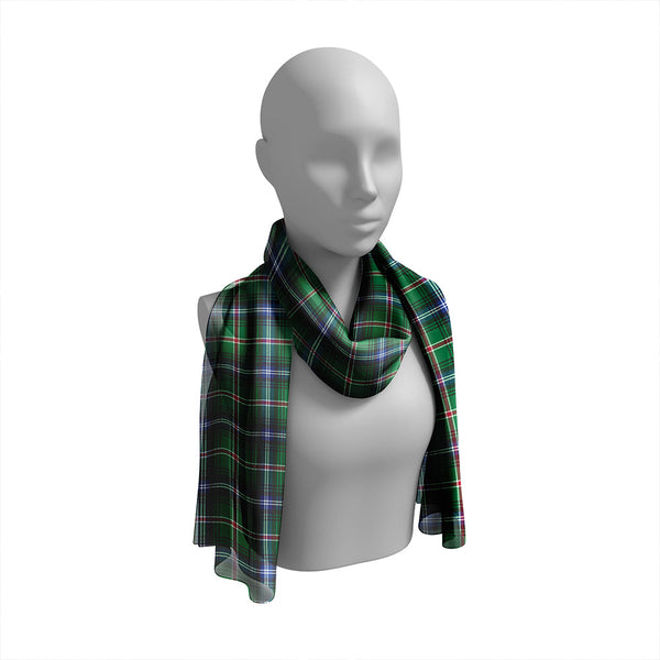 Kerby Modern Tartan Classic Silk Habotai Long Scarf
