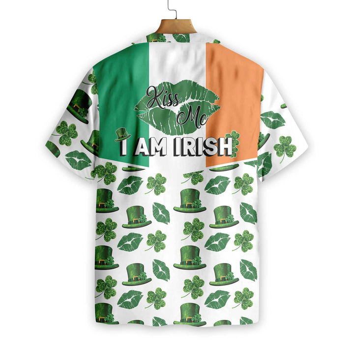 Kiss Me I'm Irish St Patrick's Day Hawaiian Shirt