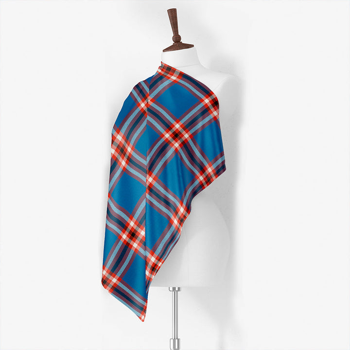 Laing of Archiestown (Lang of Archiestown) Ancient Tartan Classic Silk Habotai Square Scarf