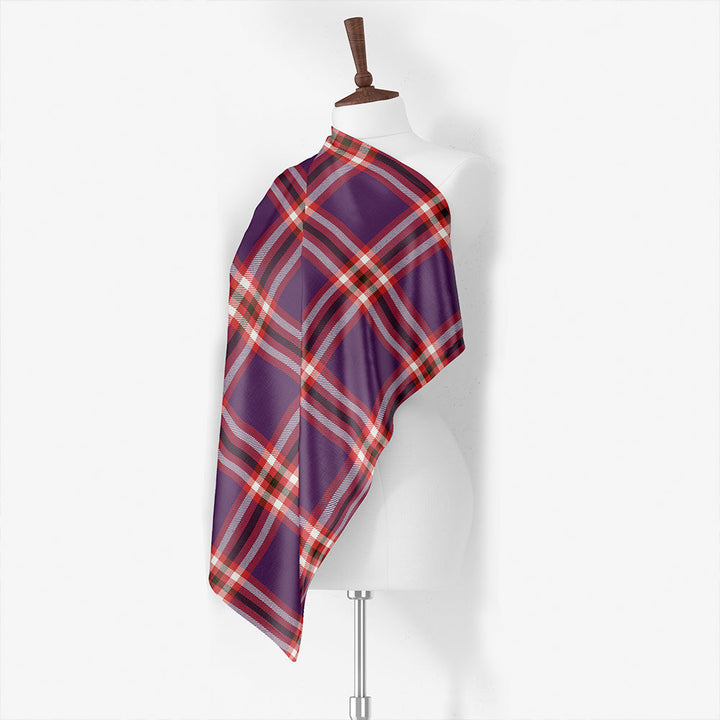 Laing of Archiestown (Lang of Archiestown) Weathered Tartan Classic Silk Habotai Square Scarf