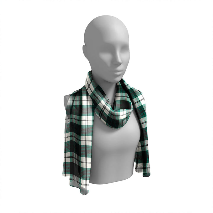 Lamont Dress (MacLamont Dress) Modern Tartan Classic Silk Habotai Long Scarf
