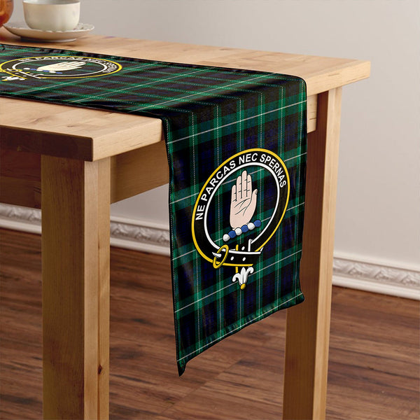 Lamont Modern Clan Badge Tartan Table Runner