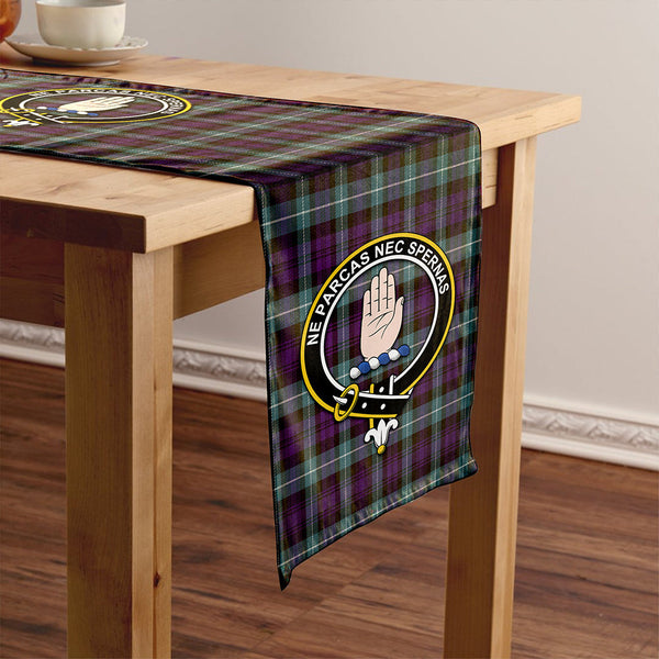 Lamont Weathered Clan Badge Tartan Table Runner