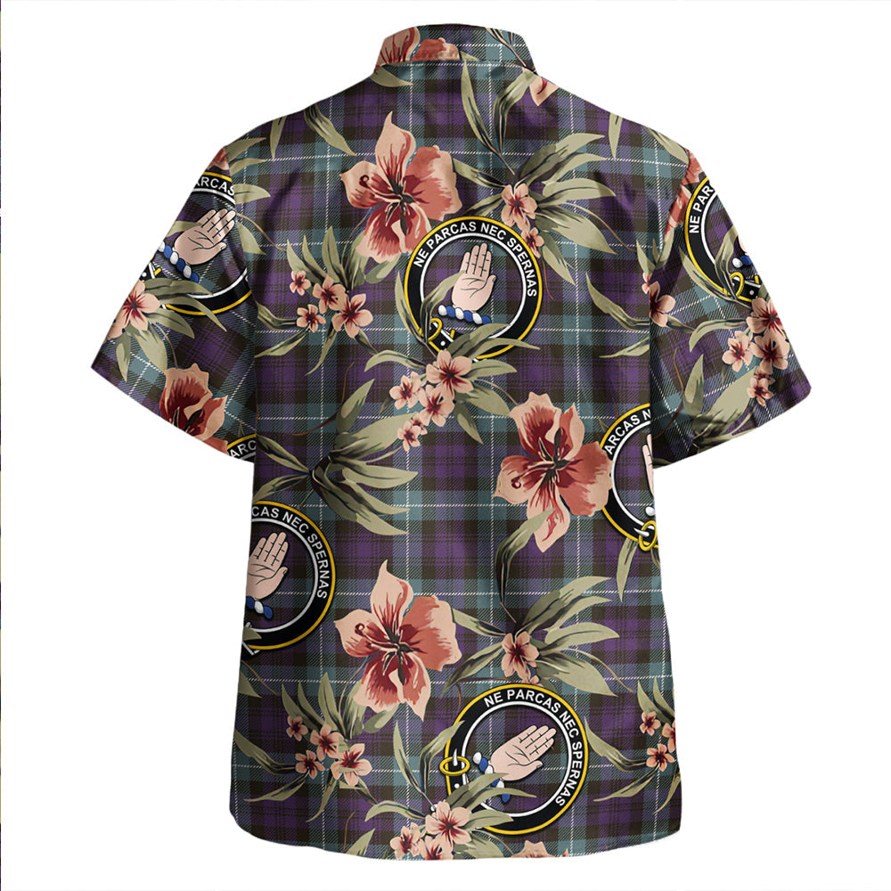 Gunn Logan Tartan Vintage Leaves Hawaiian Shirt main image 1