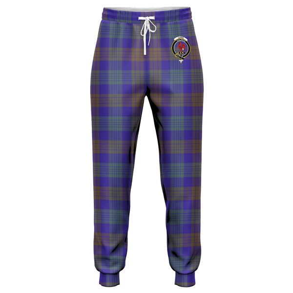 Lang (Laing) Weathered Clan Badge Tartan Jogger Pants