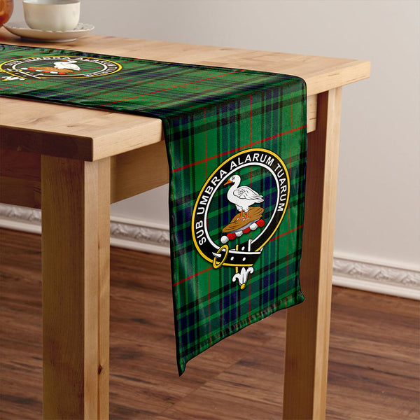 Lauder Modern Clan Badge Tartan Table Runner