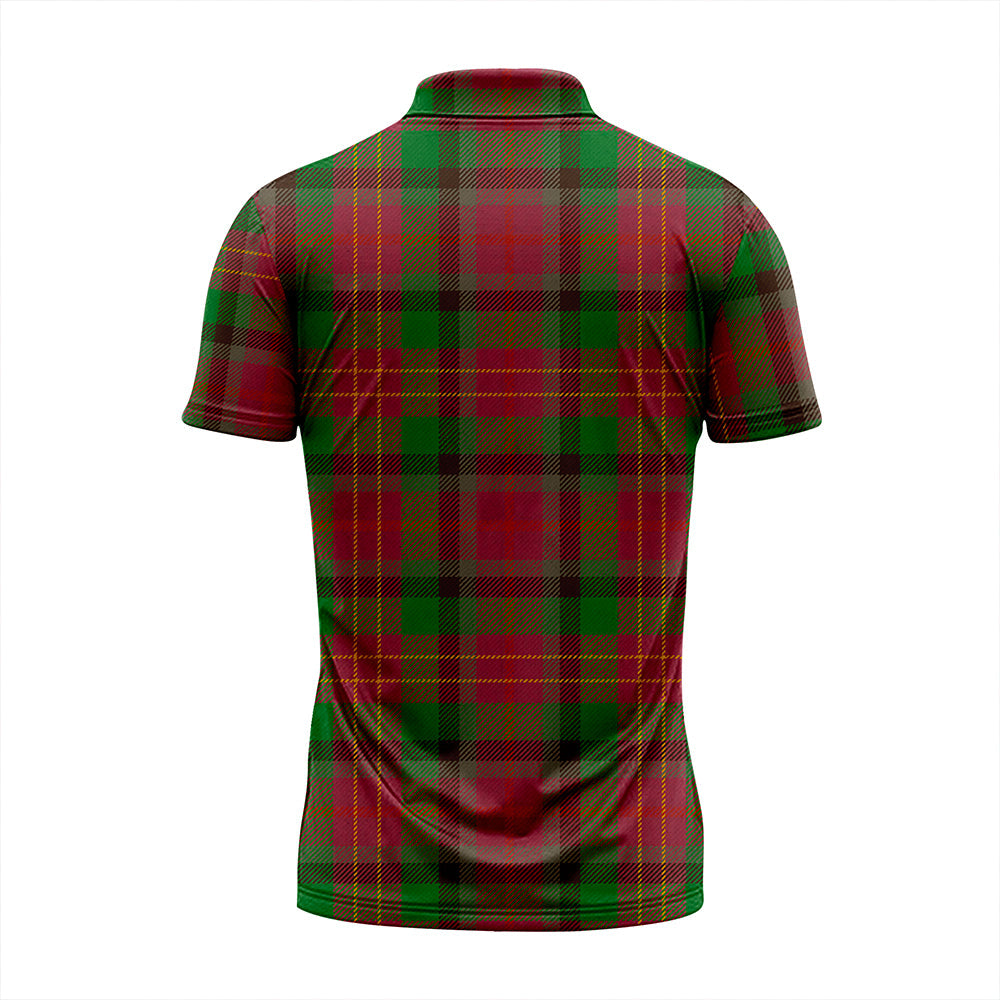 Duncan Ancient Tartan Women's Lapel Shirt Dress With Long Sleeve