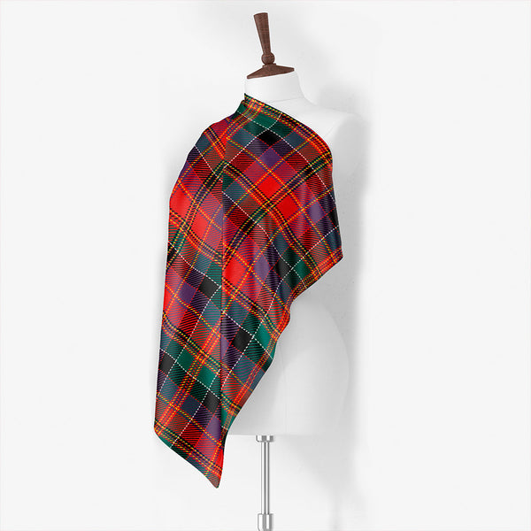 Leith (Hay #4) Modern Tartan Classic Silk Habotai Square Scarf