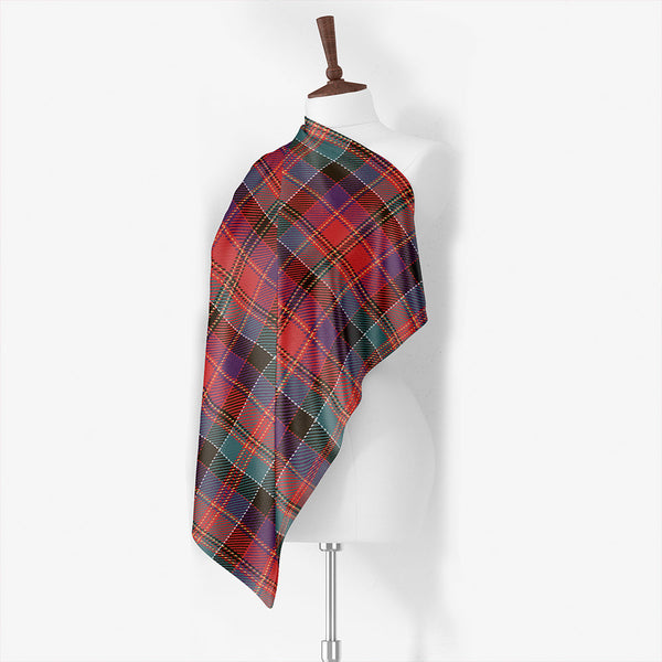 Leith (Hay #4) Weathered Tartan Classic Silk Habotai Square Scarf