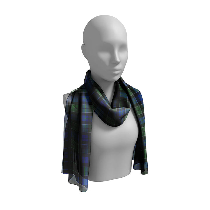 Lennie Modern Tartan Classic Silk Habotai Long Scarf
