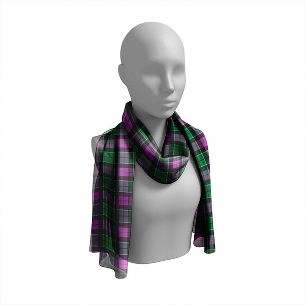 Lennie (Leny) Ancient Tartan Classic Silk Habotai Long Scarf