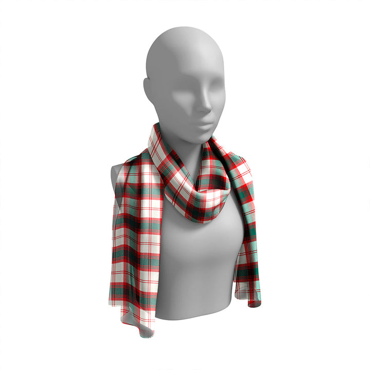 Lindsay Dress Dance Red Modern Tartan Classic Silk Habotai Long Scarf