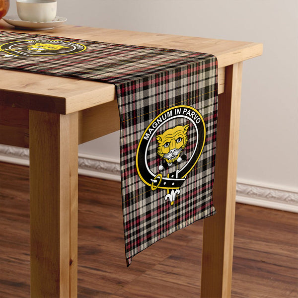 Little Arisaid Ancient Clan Badge Tartan Table Runner