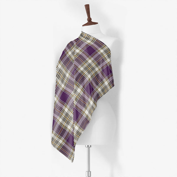 Livingstone Dress Weathered Tartan Classic Silk Habotai Square Scarf