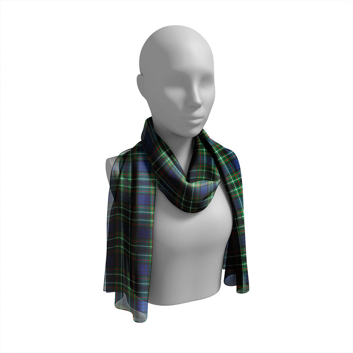 Lloyd Modern Tartan Classic Silk Habotai Long Scarf