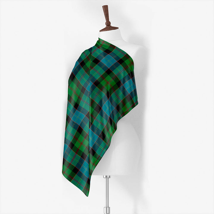Lochaber Ancient Tartan Classic Silk Habotai Square Scarf