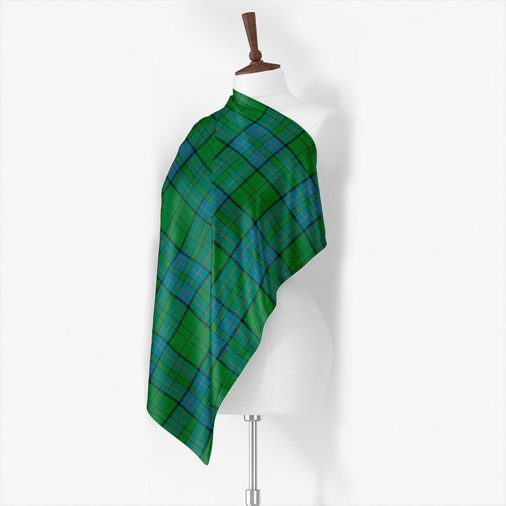Lockhart Ancient Tartan Classic Silk Habotai Square Scarf