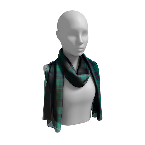 Lockhart Modern Tartan Classic Silk Habotai Long Scarf
