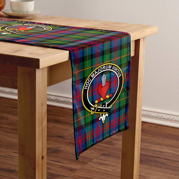 Logan Modern Clan Badge Tartan Table Runner