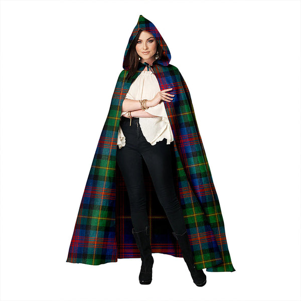 Logan Modern Clan Badge Tartan Hooded Cloak