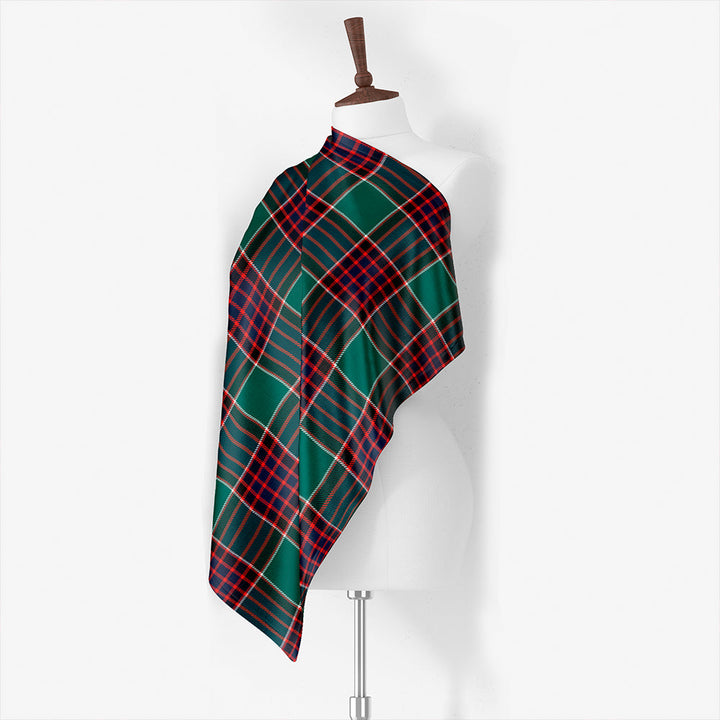 Logan (Clans Originaux) Modern Tartan Classic Silk Habotai Square Scarf