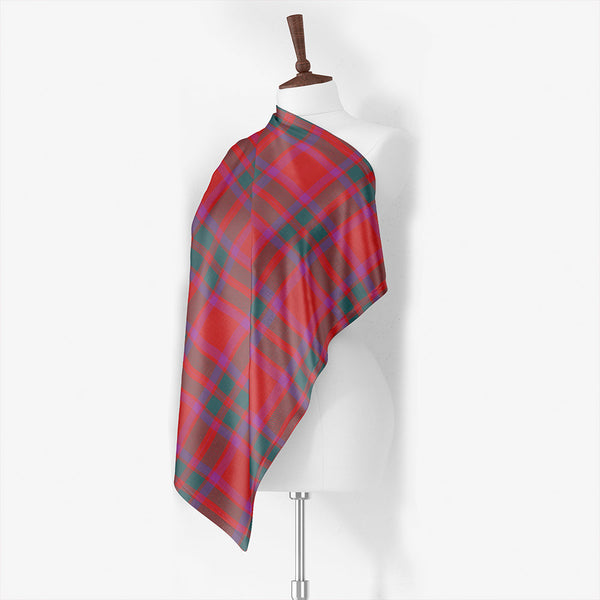 Lovat #1 Weathered Tartan Classic Silk Habotai Square Scarf