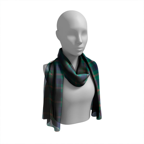 Lowry (Lavery) Modern Tartan Classic Silk Habotai Long Scarf