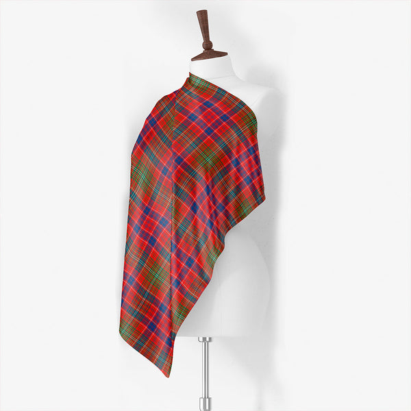 Lumsden Modern Tartan Classic Silk Habotai Square Scarf
