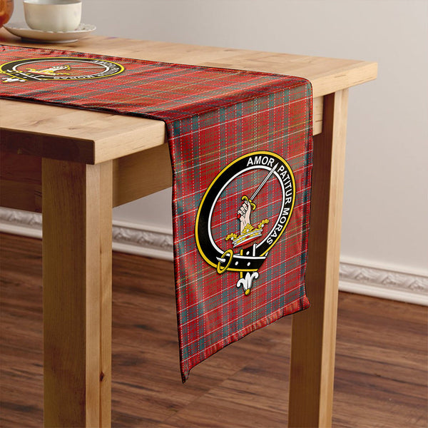 Lumsden Weathered Clan Badge Tartan Table Runner