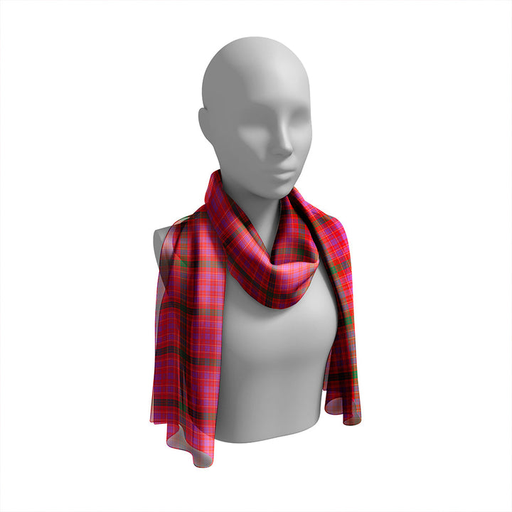 Lumsden of Clova Ancient Tartan Classic Silk Habotai Long Scarf