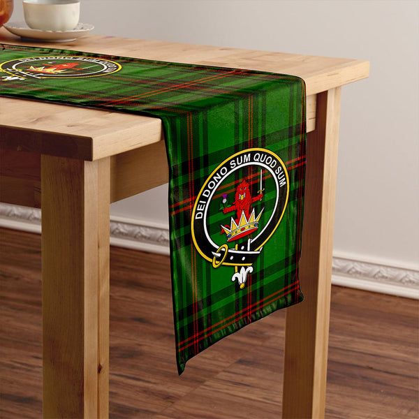 Lundin Clan Badge Tartan Table Runner