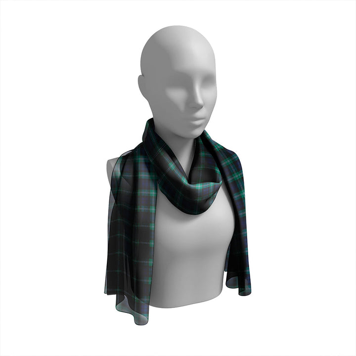 Lyon (Liall/Lyall/Lyle) Modern Tartan Classic Silk Habotai Long Scarf