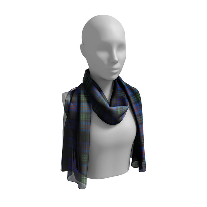 Lysaght Hunting (MacLysaght Hunting) Modern Tartan Classic Silk Habotai Long Scarf