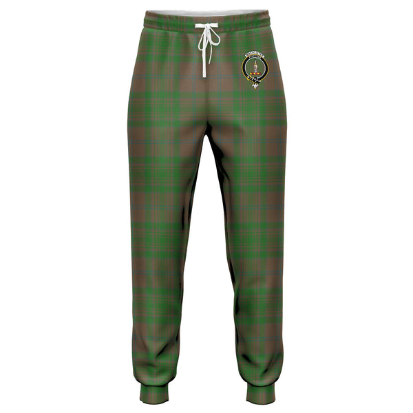 MacAlister of Glenbarr Hunting (MacAlister of Glenbarr; Hunting) Ancient Clan Badge Tartan Jogger Pants