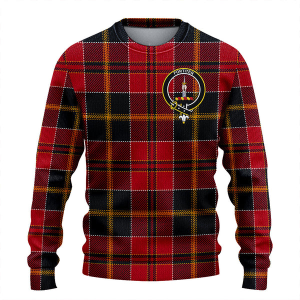 MacAlister of Skye Modern Clan Badge Tartan Knitted Sweater