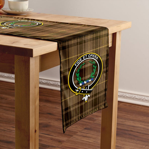 MacArthur Weathered Clan Badge Tartan Table Runner