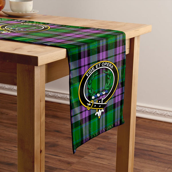 MacArthur of Milton Ancient Clan Badge Tartan Table Runner
