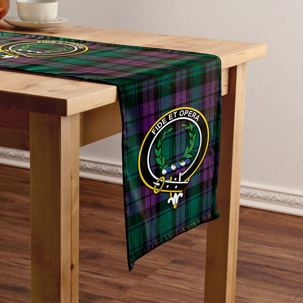 MacArthur of Milton Modern Clan Badge Tartan Table Runner